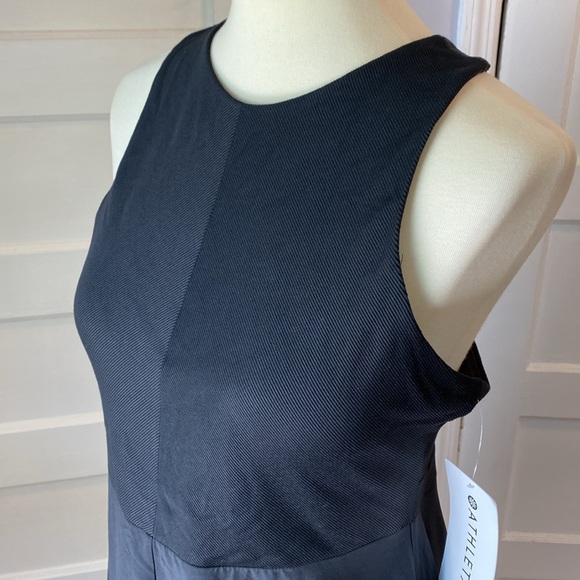 NWT Athleta Black Hybrid Support Winona Midi Dress, Size LP - Picture 12 of 14